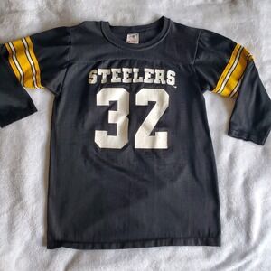 Vintage Pittsburgh Steelers #32 Rawlings Youth Large Jersey Shirt Black & Yellow